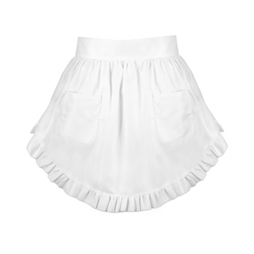 Ahqizfx white apron - white,
